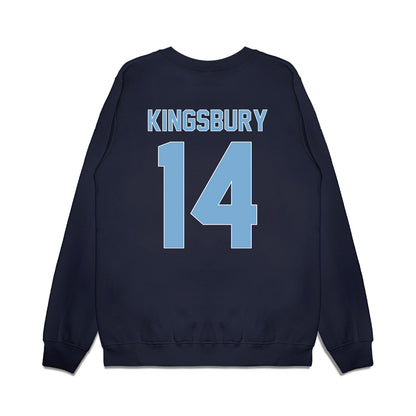The Citadel - NCAA Men's Basketball : Carter Kingsbury - Vintage Shersey Premium Crewneck Sweatshirt-1