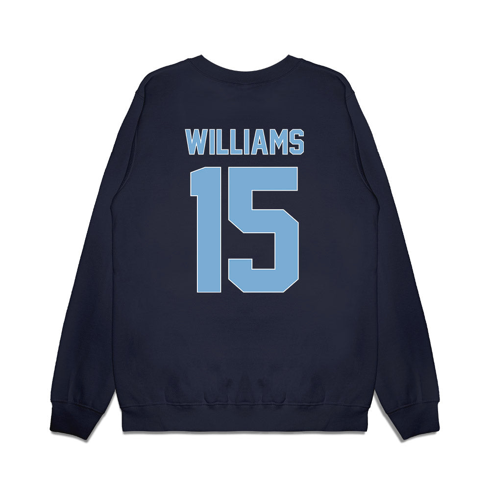 The Citadel - NCAA Men's Basketball : Chase Williams - Vintage Shersey Premium Crewneck Sweatshirt-1