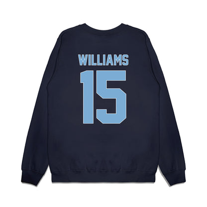 The Citadel - NCAA Men's Basketball : Chase Williams - Vintage Shersey Premium Crewneck Sweatshirt-1