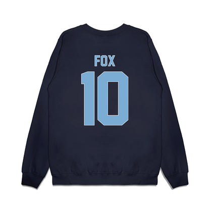 The Citadel - NCAA Men's Basketball : Brody Fox - Vintage Shersey Premium Crewneck Sweatshirt-1