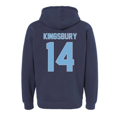 The Citadel - NCAA Men's Basketball : Carter Kingsbury - Vintage Shersey Hooded Pullover Sweatshirt-1