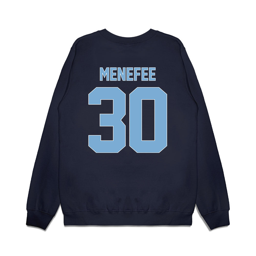 The Citadel - NCAA Men's Basketball : Logan Menefee - Vintage Shersey Premium Crewneck Sweatshirt-1