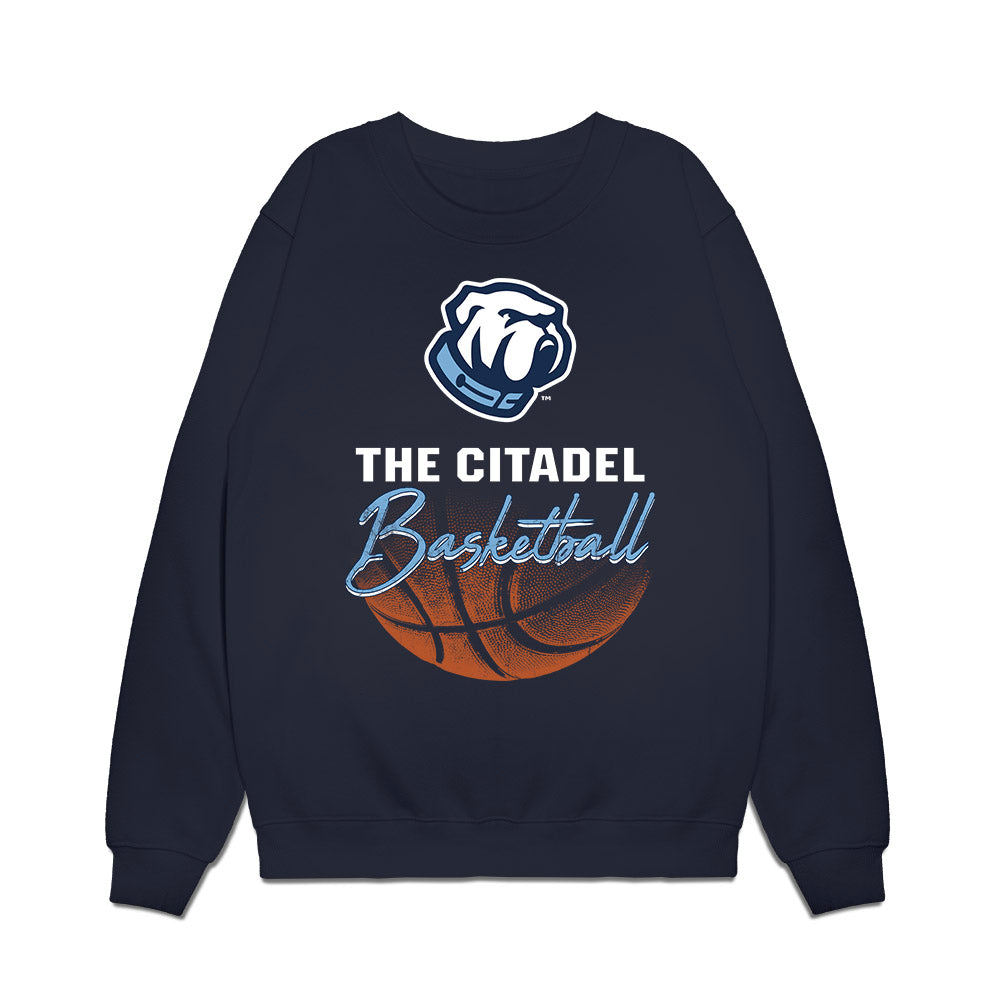 The Citadel - NCAA Men's Basketball : Chase Williams - Vintage Shersey Premium Crewneck Sweatshirt-0