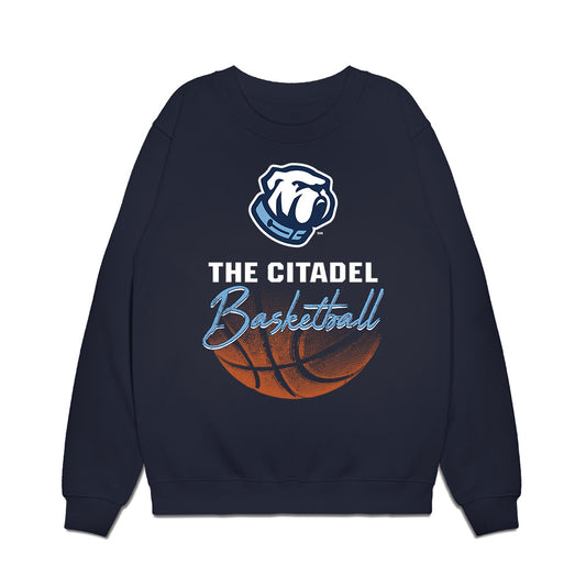 The Citadel - NCAA Men's Basketball : Cole Alexander - Vintage Shersey Premium Crewneck Sweatshirt-0