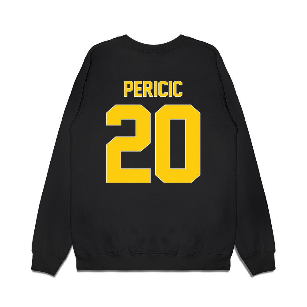 App State - NCAA Women's Basketball : Elena Pericic - Vintage Basketball Premium Crewneck Sweatshirt-1