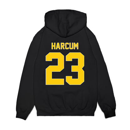 App State - NCAA Men's Basketball : Terence Harcum - Vintage Basketball Premium Hooded Sweatshirt-1