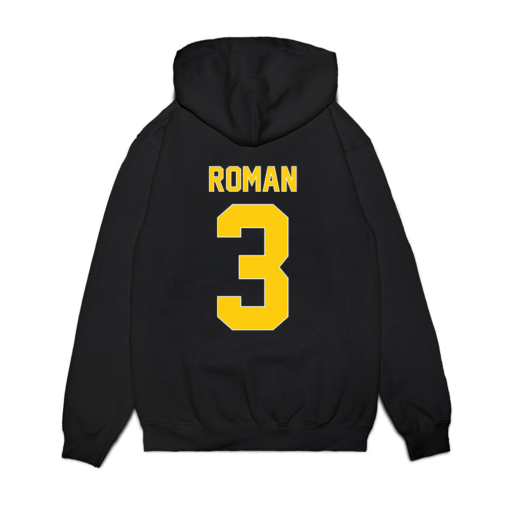 App State - NCAA Women's Basketball : Isa Roman - Vintage Basketball Premium Hooded Sweatshirt-1