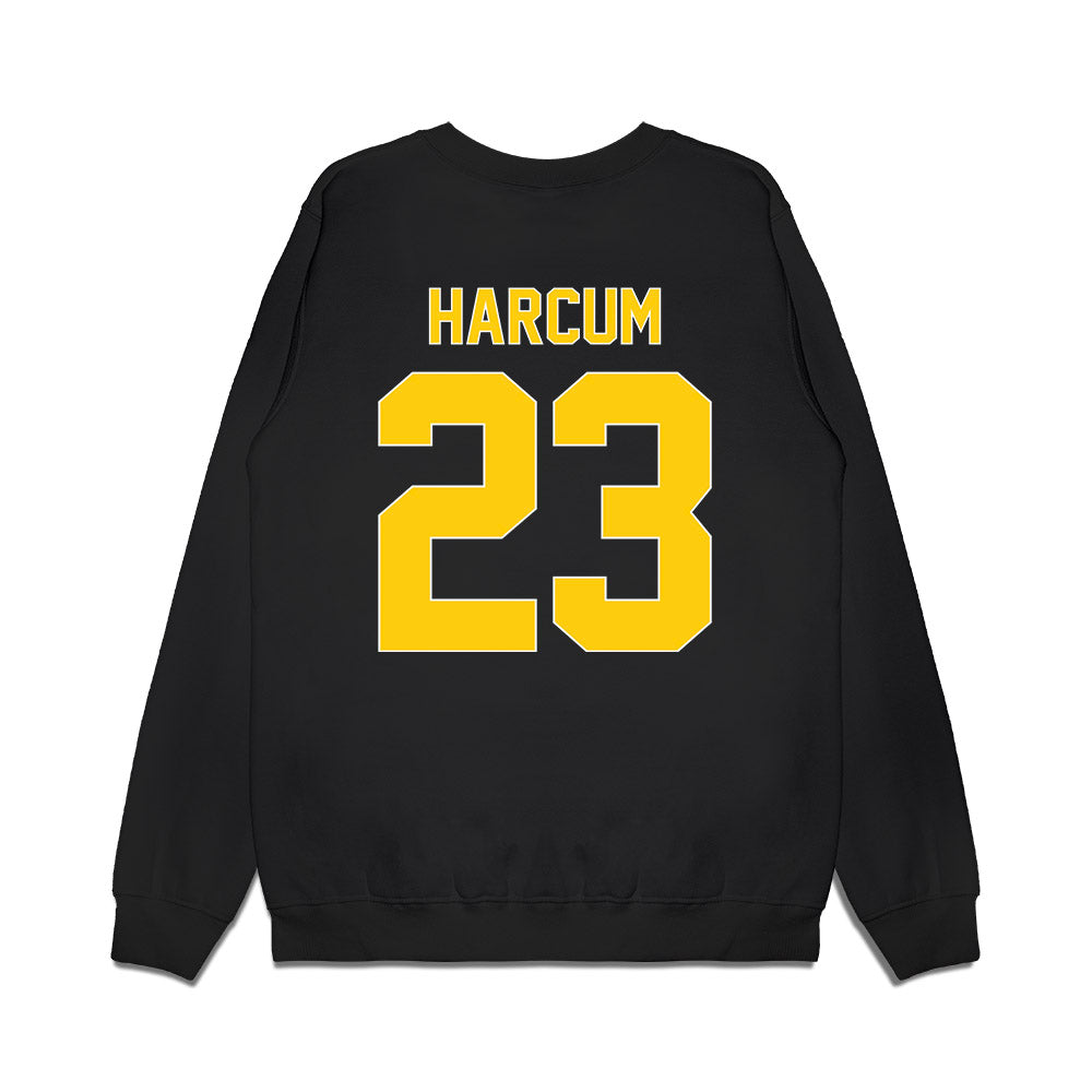 App State - NCAA Men's Basketball : Terence Harcum - Vintage Basketball Premium Crewneck Sweatshirt-1