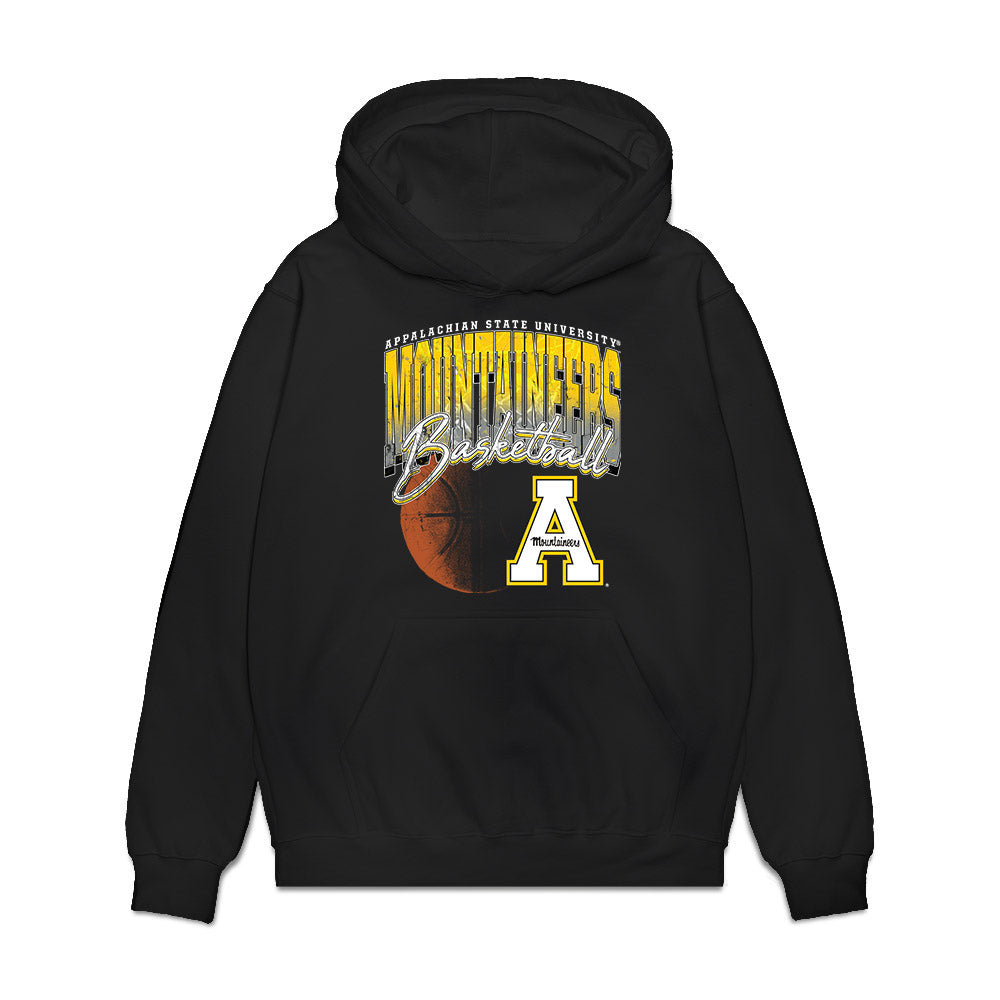 App State - NCAA Men's Basketball : Ted Neal - Vintage Basketball Premium Hooded Sweatshirt-0