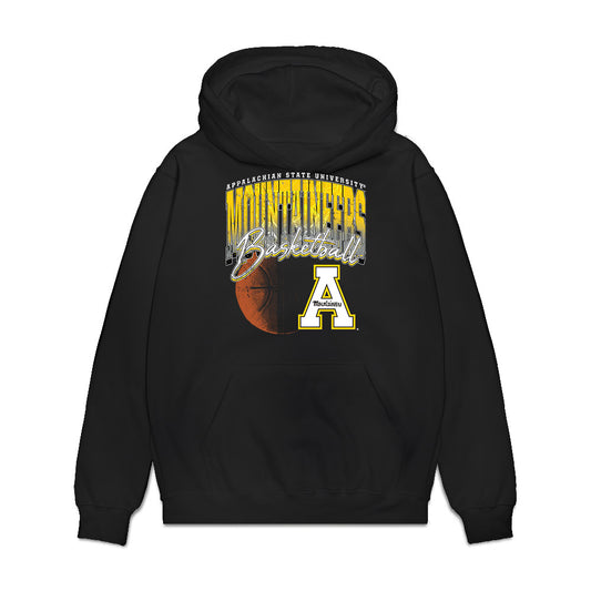 App State - NCAA Women's Basketball : Raven Preston - Vintage Basketball Premium Hooded Sweatshirt-0