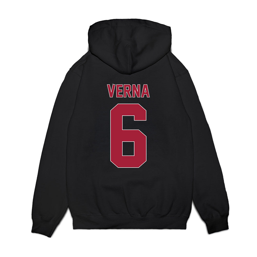 St. Joe's - NCAA Men's Basketball : Owen Verna - Vintage Basketball Premium Hooded Sweatshirt-1