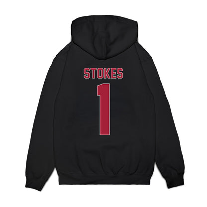 St. Joe's - NCAA Women's Basketball : Rhian Stokes - Vintage Basketball Premium Hooded Sweatshirt-1