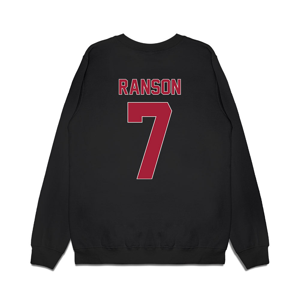 St. Joe's - NCAA Men's Basketball : Bj Ranson - Vintage Basketball Premium Crewneck Sweatshirt-1