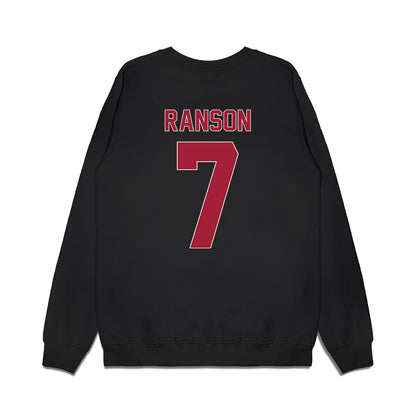 St. Joe's - NCAA Men's Basketball : Bj Ranson - Vintage Basketball Premium Crewneck Sweatshirt-1