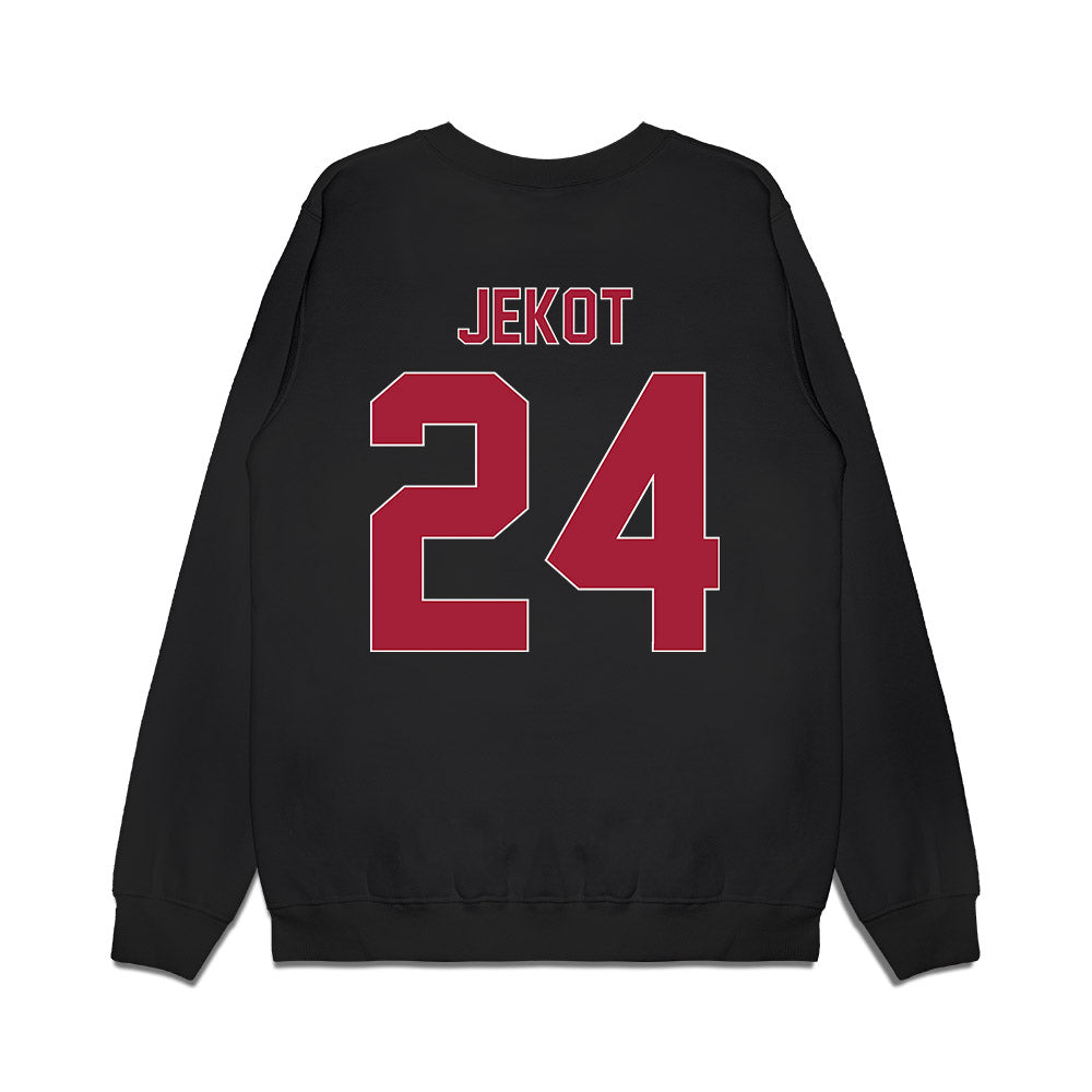 St. Joe's - NCAA Women's Basketball : Jill Jekot - Vintage Basketball Premium Crewneck Sweatshirt-1