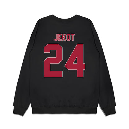 St. Joe's - NCAA Women's Basketball : Jill Jekot - Vintage Basketball Premium Crewneck Sweatshirt-1