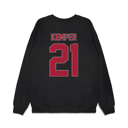 St. Joe's - NCAA Men's Basketball : Davis Kemper - Vintage Basketball Premium Crewneck Sweatshirt-1
