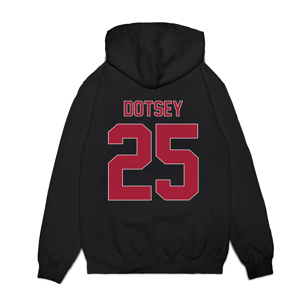 St. Joe's - NCAA Women's Basketball : Rian Dotsey - Vintage Basketball Premium Hooded Sweatshirt-1