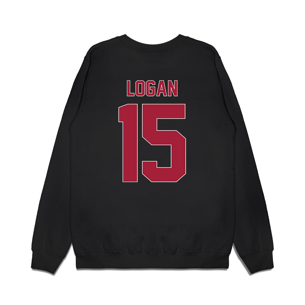 St. Joe's - NCAA Men's Basketball : Sean Logan - Vintage Basketball Premium Crewneck Sweatshirt-1