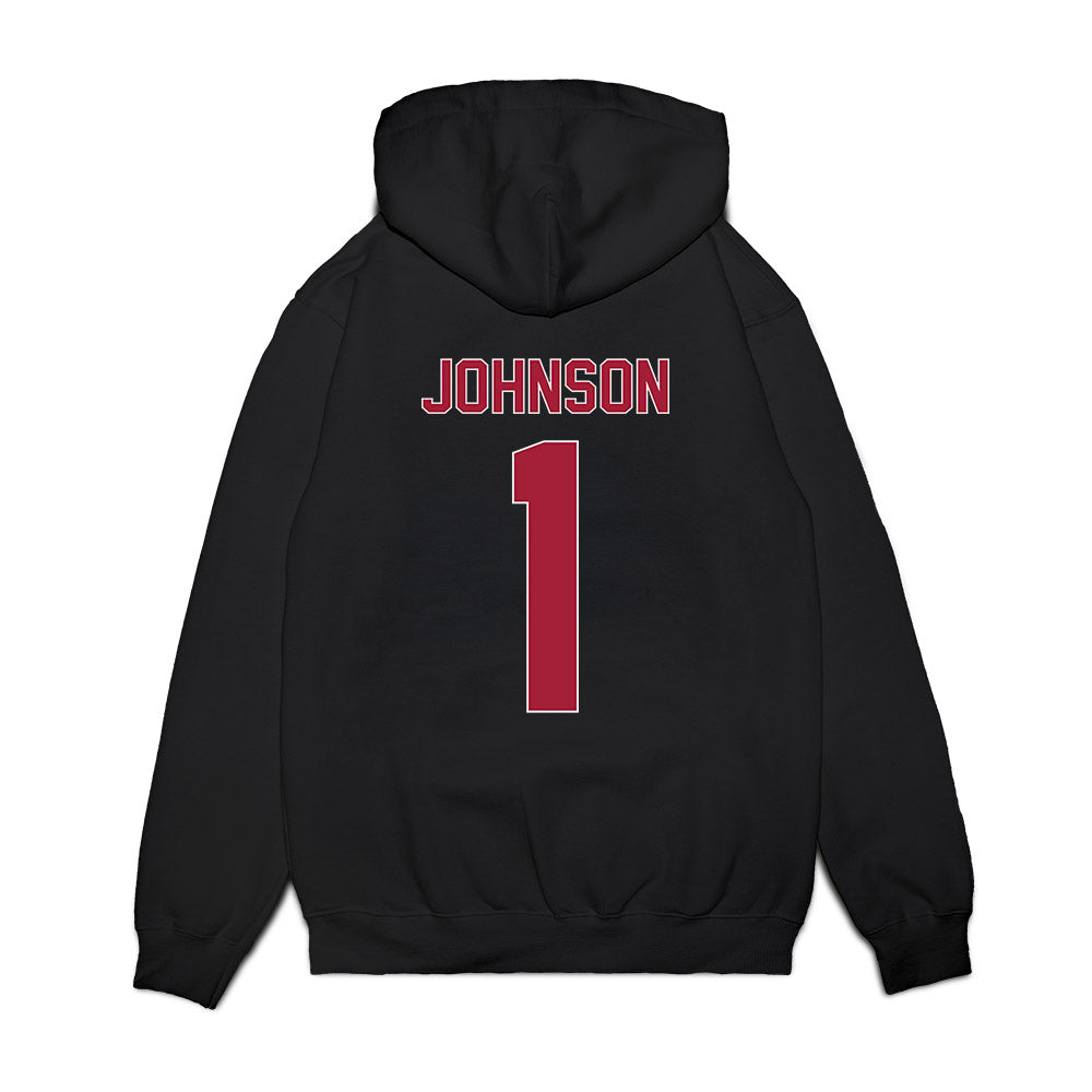St. Joe's - NCAA Men's Basketball : Mekai Johnson - Vintage Basketball Premium Hooded Sweatshirt-1