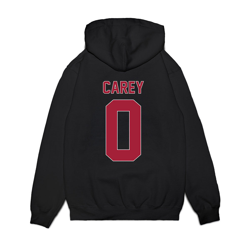 St. Joe's - NCAA Men's Basketball : Logan Carey - Vintage Basketball Premium Hooded Sweatshirt-1