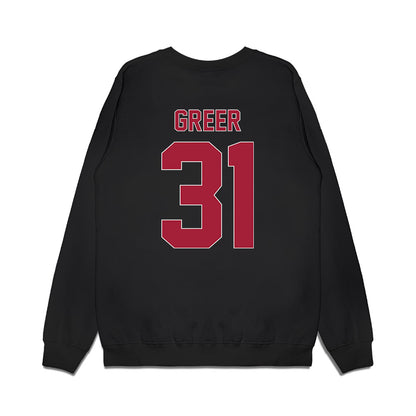 St. Joe's - NCAA Women's Basketball : Lauren Greer - Vintage Basketball Premium Crewneck Sweatshirt-1