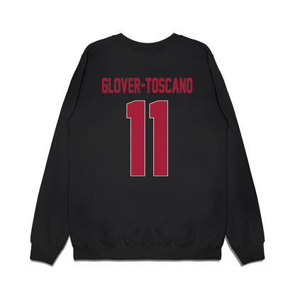 St. Joe's - NCAA Men's Basketball : Jaiden Glover-Toscano - Vintage Basketball Premium Crewneck Sweatshirt-1