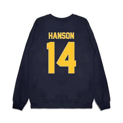 UCI - NCAA Women's Basketball : Summah Hanson - Vintage Basketball Shersey Premium Crewneck Sweatshirt-1