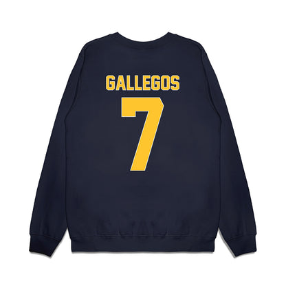 UCI - NCAA Women's Basketball : Gracie Gallegos - Vintage Basketball Shersey Premium Crewneck Sweatshirt-1