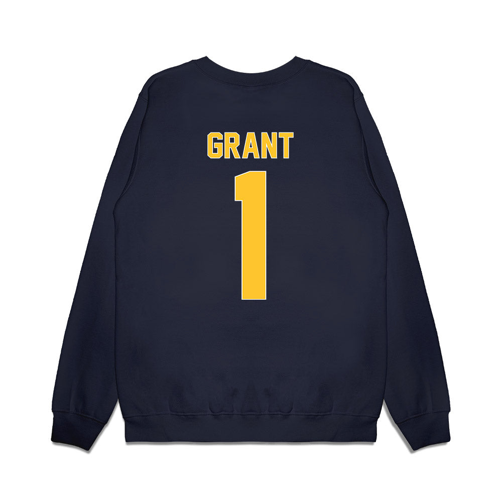 UCI - NCAA Women's Basketball : Ameerah Grant - Vintage Basketball Shersey Premium Crewneck Sweatshirt-1