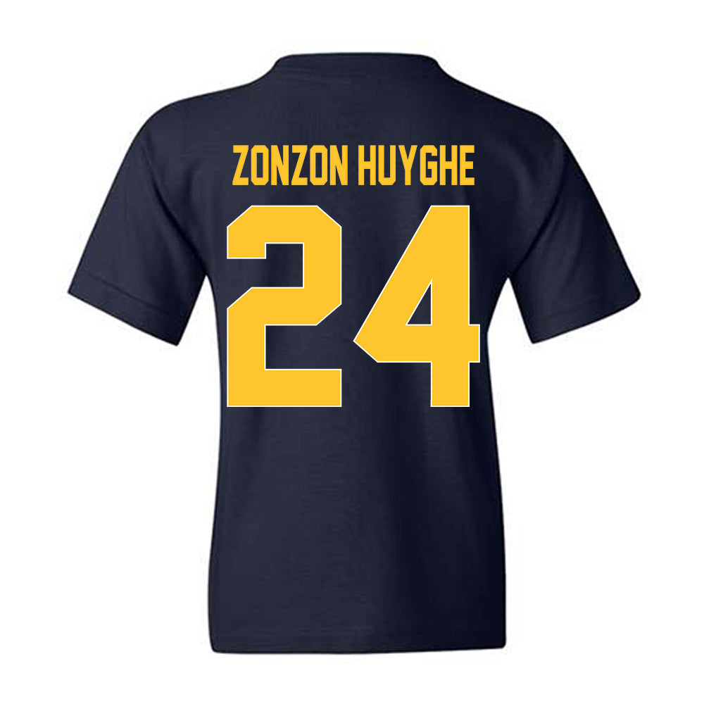 UCI - NCAA Women's Basketball : Naomy Zonzon Huyghe - Vintage Basketball Shersey Youth T-Shirt-1