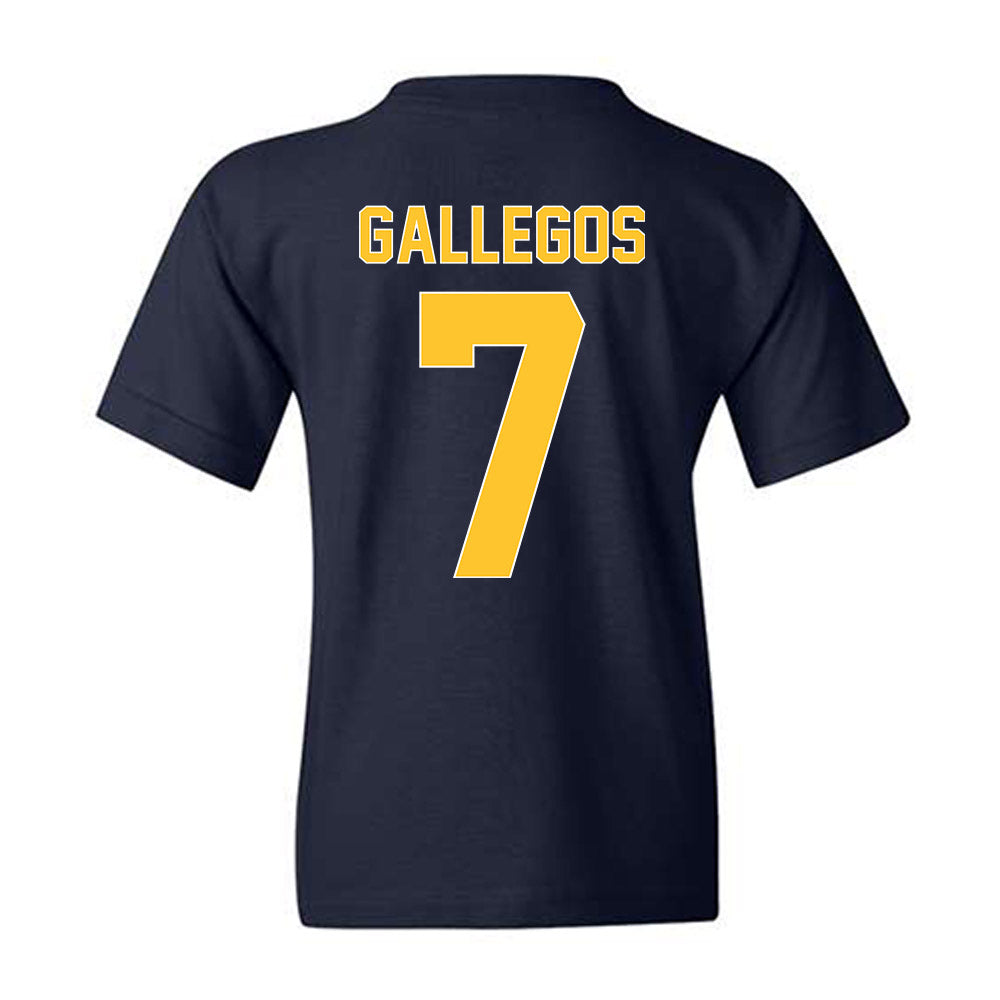 UCI - NCAA Women's Basketball : Gracie Gallegos - Vintage Basketball Shersey Youth T-Shirt-1