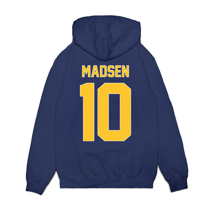 UCI - NCAA Women's Basketball : Lauryn Madsen - Vintage Basketball Shersey Fleece Hooded Sweatshirt-1