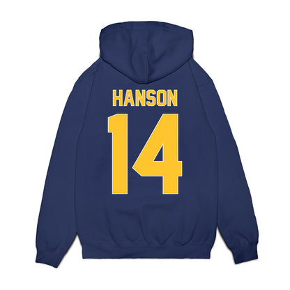 UCI - NCAA Women's Basketball : Summah Hanson - Vintage Basketball Shersey Fleece Hooded Sweatshirt-1