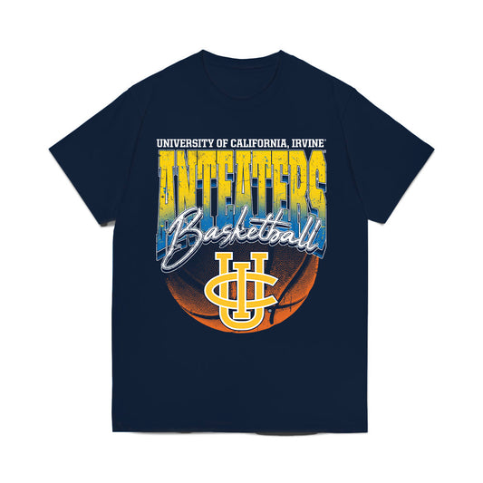 UCI - NCAA Men's Basketball : Olivier Rioux - Vintage Basketball Shersey Comfort Colors T-Shirt-0