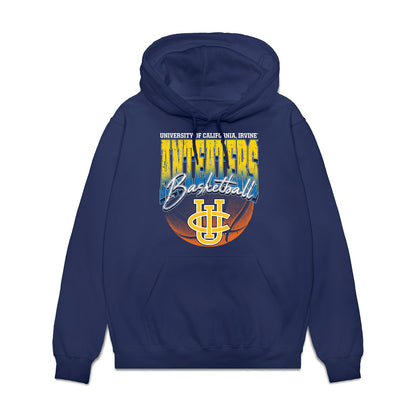 UCI - NCAA Men's Basketball : Olivier Rioux - Vintage Basketball Shersey Fleece Hooded Sweatshirt-0