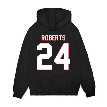 Davidson - NCAA Men's Basketball : JaQualon Roberts - Vintage Shersey Premium Hooded Sweatshirt-1