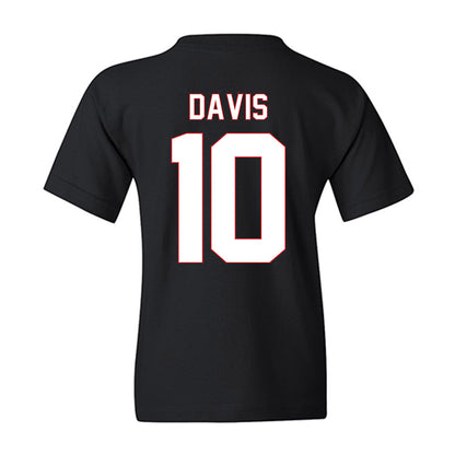 Davidson - NCAA Men's Basketball : Malik Davis - Vintage Shersey Youth T-Shirt-1