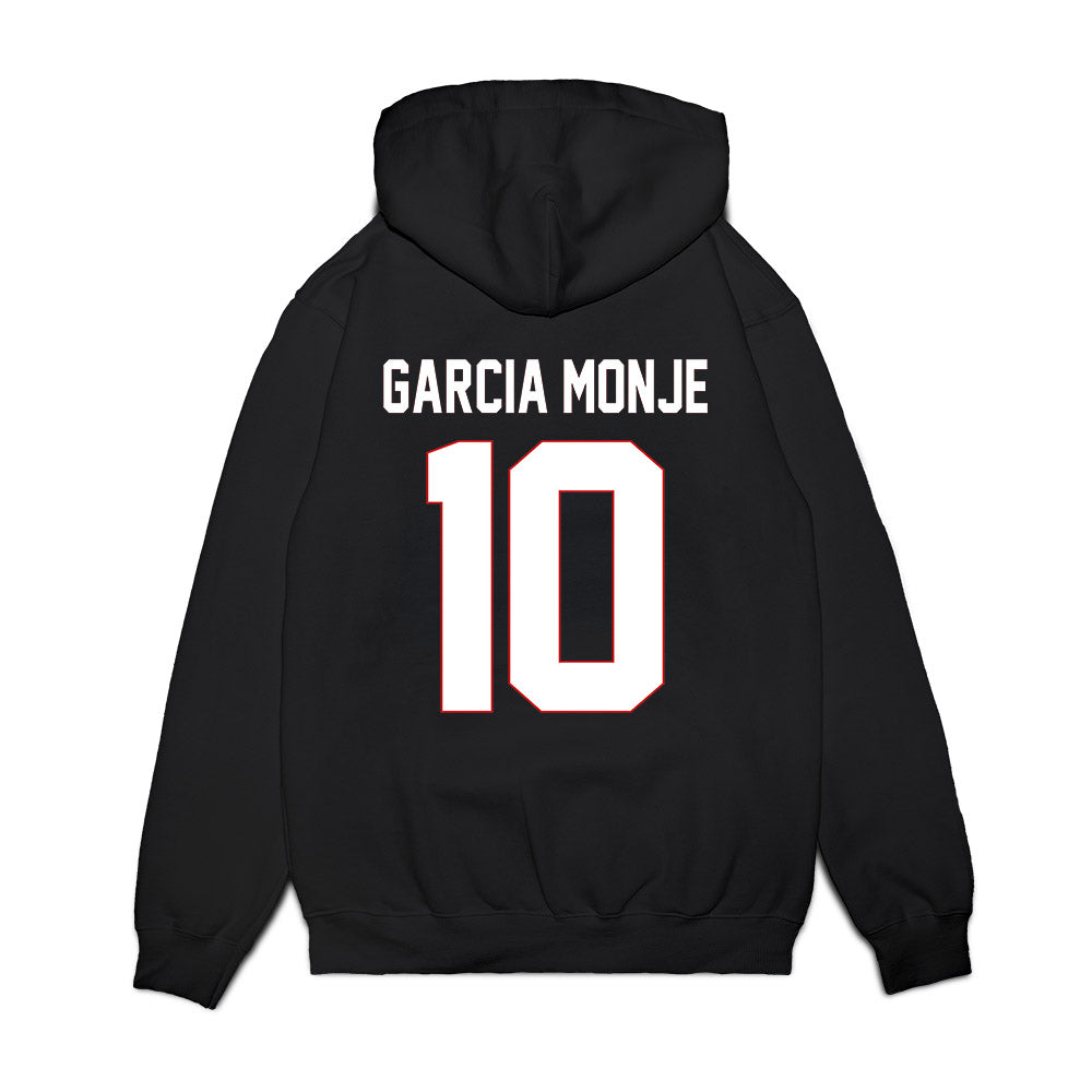 Davidson - NCAA Women's Basketball : Ines Garcia Monje - Vintage Shersey Premium Hooded Sweatshirt-1