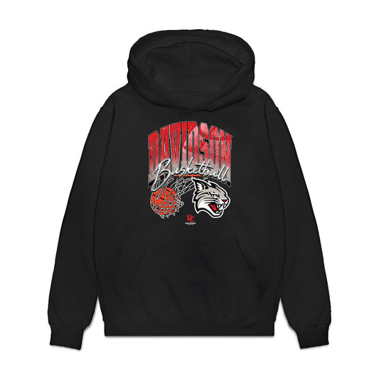 Davidson - NCAA Men's Basketball : Hunter Adam - Vintage Shersey Premium Hooded Sweatshirt-0