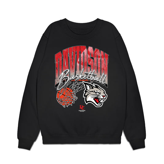 Davidson - NCAA Men's Basketball : Brock Matheny - Vintage Shersey Premium Crewneck Sweatshirt-0