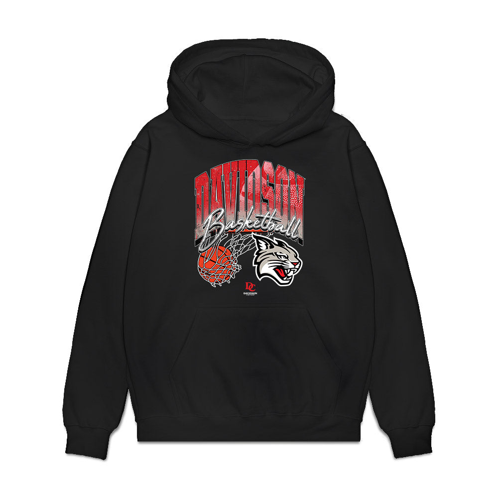 Davidson - NCAA Men's Basketball : Sam Brown - Vintage Shersey Premium Hooded Sweatshirt-0