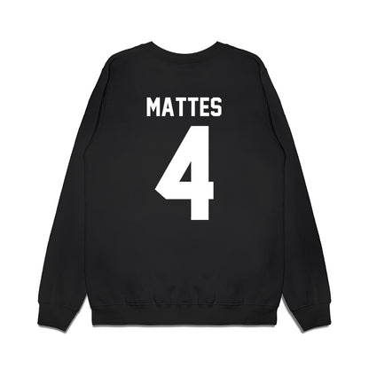 Sioux Falls - NCAA Men's Basketball : Alexander Mattes - Vintage Basketball Premium Crewneck Sweatshirt-1