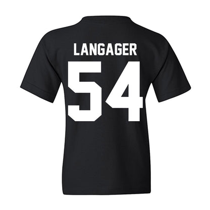 Sioux Falls - NCAA Women's Basketball : Krista Langager - Vintage Basketball Youth T-Shirt-1