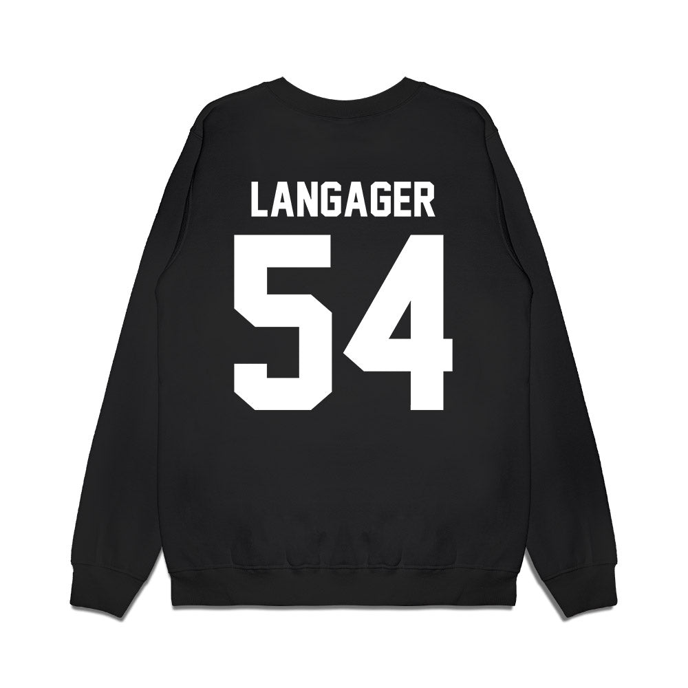 Sioux Falls - NCAA Women's Basketball : Krista Langager - Vintage Basketball Premium Crewneck Sweatshirt-1