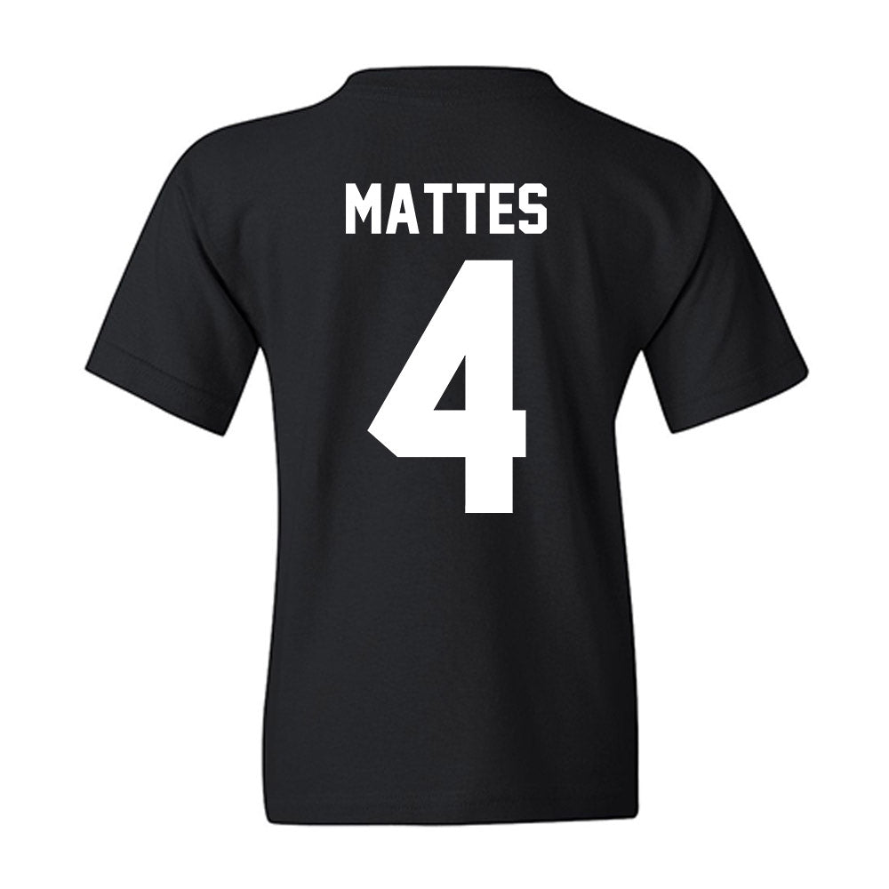 Sioux Falls - NCAA Men's Basketball : Alexander Mattes - Vintage Basketball Youth T-Shirt-1