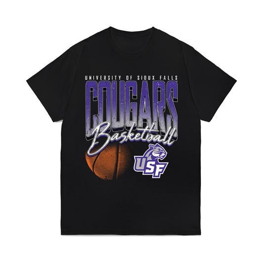 Sioux Falls - NCAA Men's Basketball : Brysen Bond - Vintage Basketball Comfort Colors T-Shirt-0