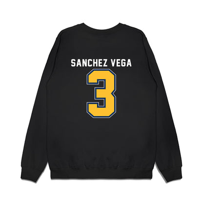 ETAMU - NCAA Men's Basketball : Mykol Sanchez Vega - Vintage Basketball Shersey Premium Crewneck Sweatshirt-1