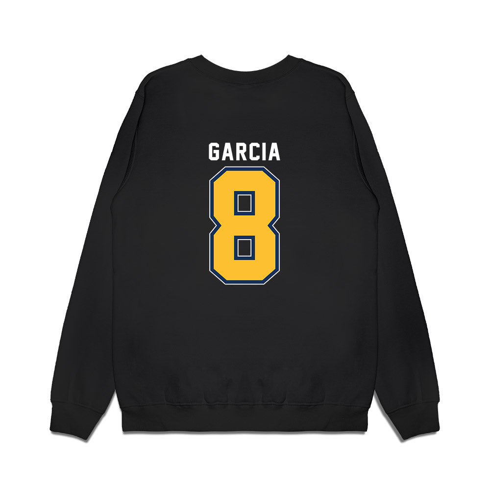 ETAMU - NCAA Men's Basketball : Damian Garcia - Vintage Basketball Shersey Premium Crewneck Sweatshirt-1