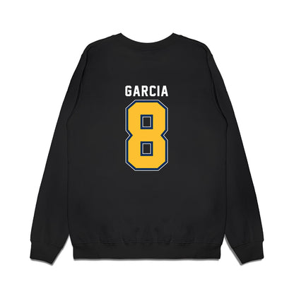 ETAMU - NCAA Men's Basketball : Damian Garcia - Vintage Basketball Shersey Premium Crewneck Sweatshirt-1